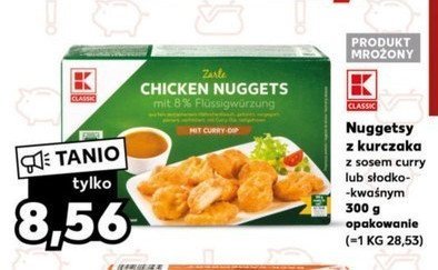 Nuggetsy z kurczaka z sosem słodko-kwaśnym K-classic promocja