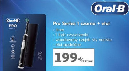 Szczoteczka do zębów cross action pro 1 czarna Oral-b pro promocja