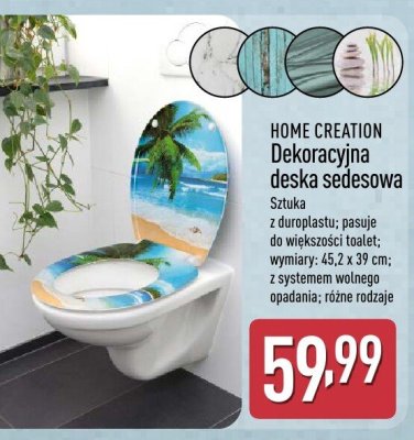 Dekoracyjna deska sedesowa HOME CREATION promocja w Aldi