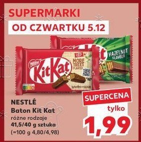 Baton hazelnut Kitkat 4 paluszki promocja