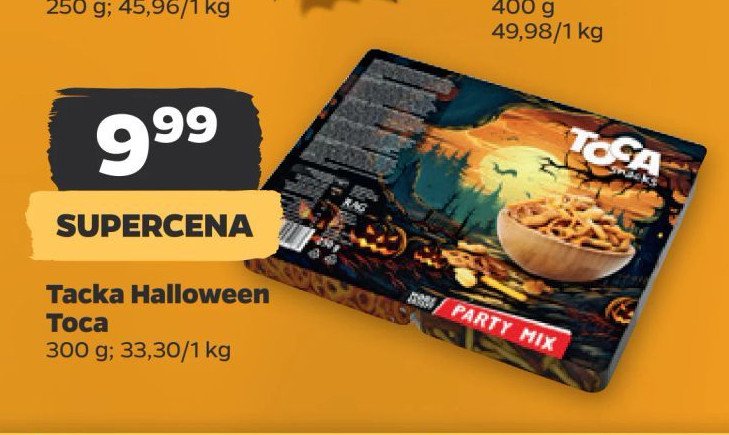 Tacka halloween TOCA promocja w Netto