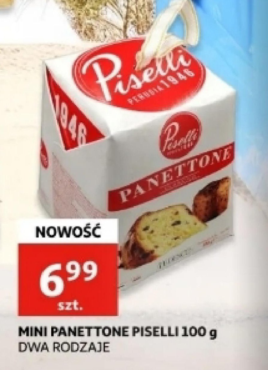 Mini panettone Piselli promocja