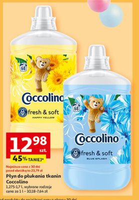 P艂yn do p艂ukania happy yellow Coccolino fresh & soft promocja