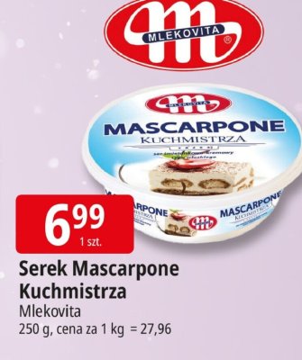 Serek Mascarpone Kuchmistrza Mlekovita promocja w Leclerc