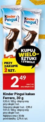 Kinder Pingui kakao Ferrero, 30 g promocja w Twój Market