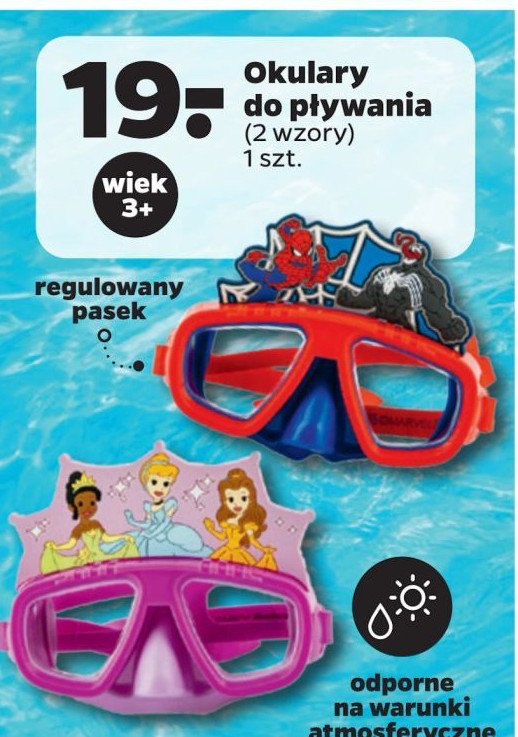 Okulary do pływania spider-man Bestway promocja
