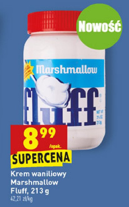 Pianka waniliowa Fluff marshmallow promocja