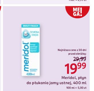 Płyny do płukania jamy ustnej Meridol promocja