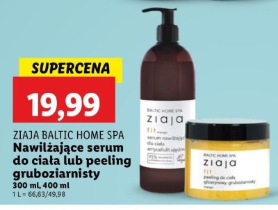 Serum do cia艂a nawil偶aj膮ce Ziaja baltic home spa fit promocja
