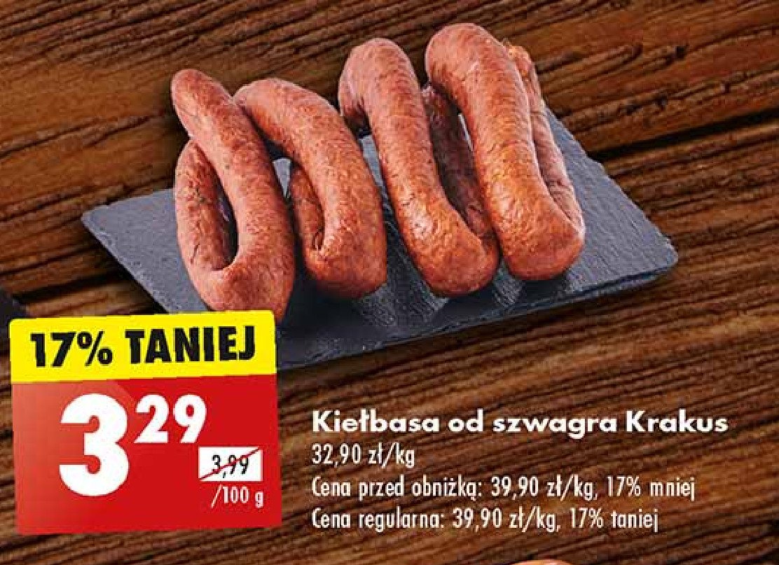 Kiełbasa od szwagra Krakus animex promocja