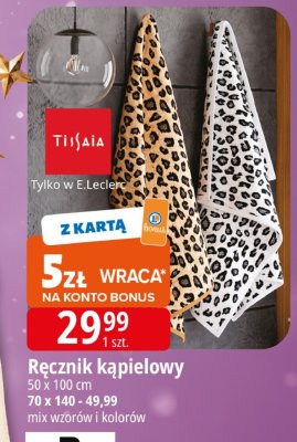 Ręcznik kąpielowy promocja w Leclerc