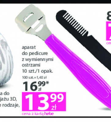 Aparat do pedicure z wymiennym ostrzem solingen Hebe professional promocja