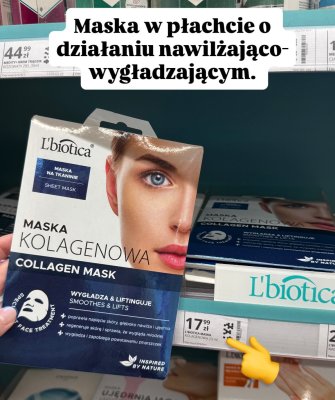 Maska w płachcie kolagenowa promocja w Hebe