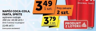 Napój Coca-Cola, Fanta, Sprite promocja w ABC