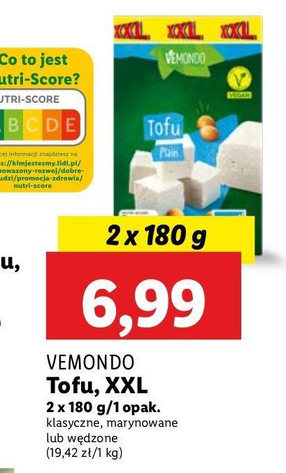 Tofu marynowane Vemondo promocja