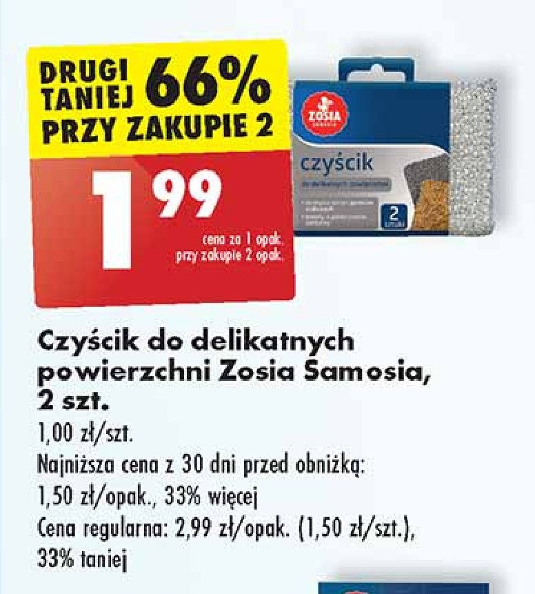 Czyścik do delikatnych powierzchni Zosia samosia promocja