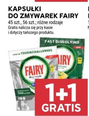 Kapsułki do zmywarek Fairy promocja w Stokrotka
