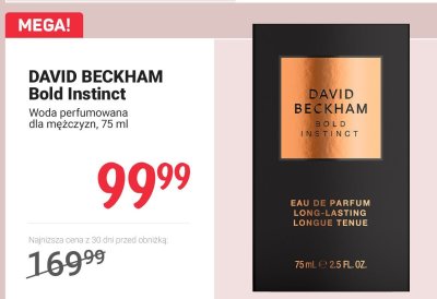 Woda perfumowana Bold Instinct dla mężczyzn promocja w Rossmann