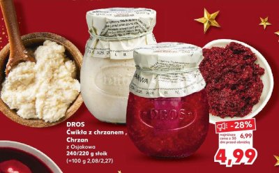 Chrzan z Osjakowa Dros 240/220 g promocja w Kaufland