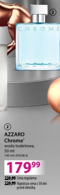 Woda toaletowa AZZARO Chrome 50 ml promocja w Hebe