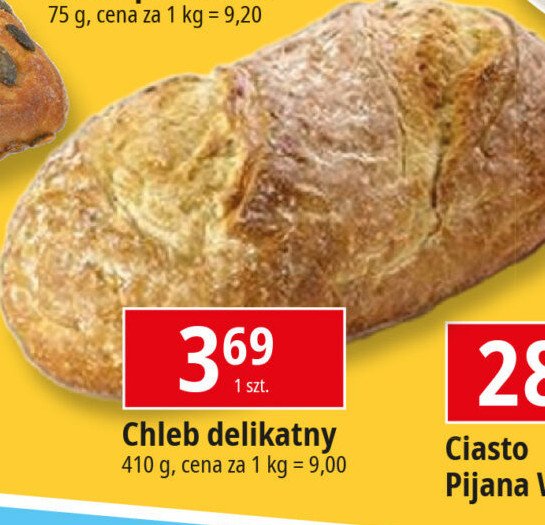 Chleb delikatny promocja