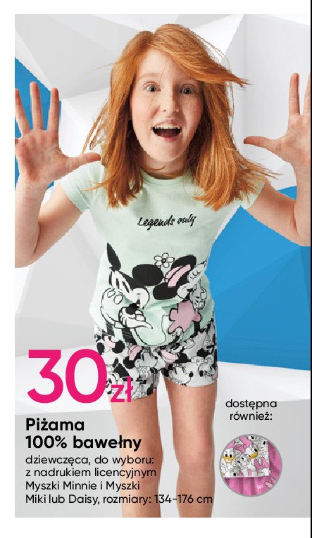 Piżama dziewczęca myszka miki 134-176 cm promocja