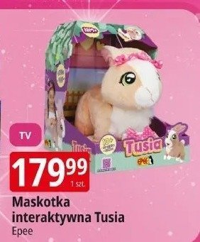 Maskotka interaktywna Tusia promocja w Leclerc