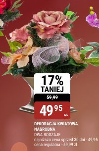 Dekoracja kwiat promocja w bi1