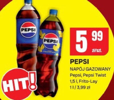 Napój gazowany Pepsi, Pepsi Twist promocja w Chorten