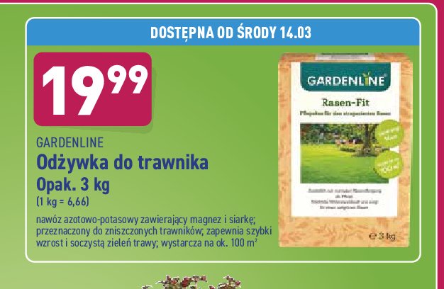 Naw贸z azotowo-potasowy odnowa trawnika Garden feelings promocja