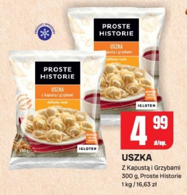 Uszka z kapustą i grzybami Proste Historie promocja w Chorten
