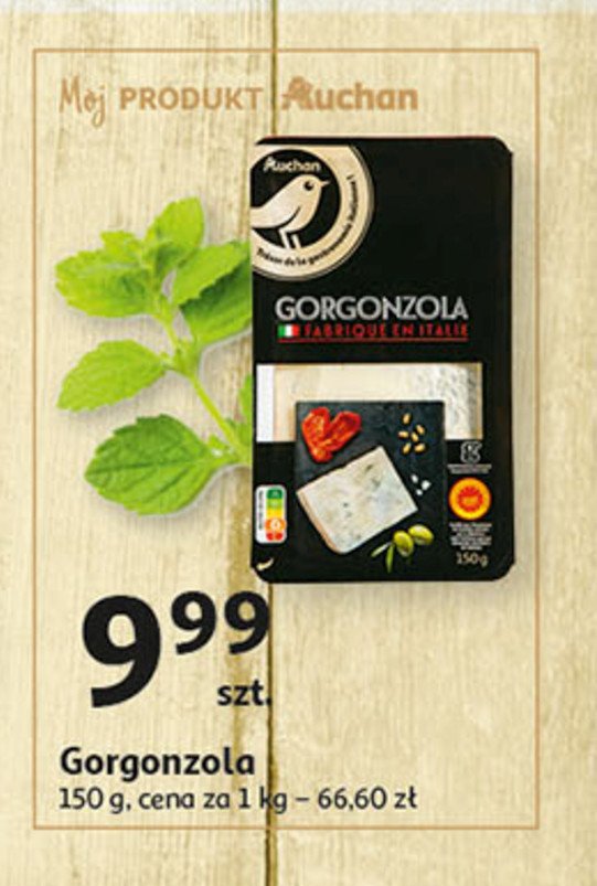 Ser gorgonzola Auchan promocja