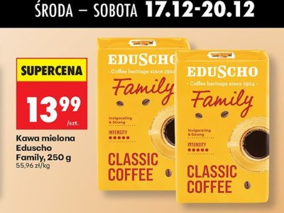 Kawa mielona Eduscho Family promocja w Biedronka