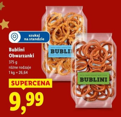 Obwarzanki, różne rodzaje promocja w Lidl