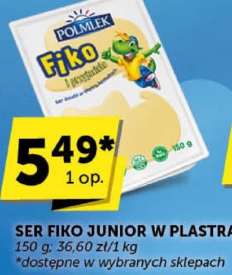Ser Fiko Junior w plastrach promocja w Groszek
