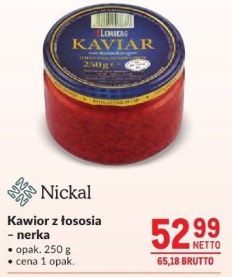 Kawior z 艂ososia promocja w Makro