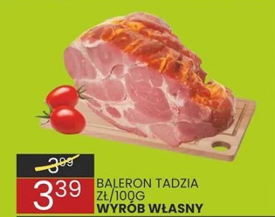 Baleron Tadzia promocja w Wafelek