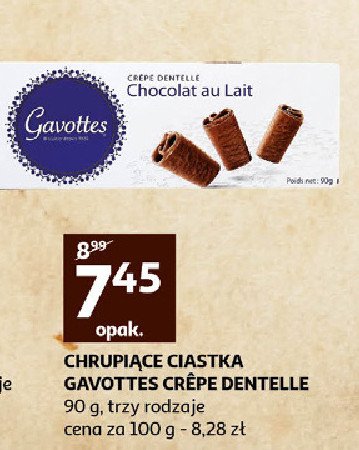 Ciastka crepe dentelle GAVOTTES promocja