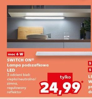Lampa podszafkowa led Switch on promocja w Kaufland