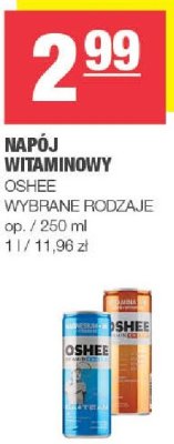 Napój witaminowy Oshee promocja w SPAR