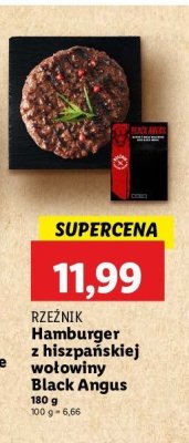 Hamburger wo艂owy black angus Rze藕nik codzienna dostawa promocja