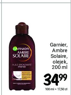 Olejek do opalania Garnier ambre solaire promocja