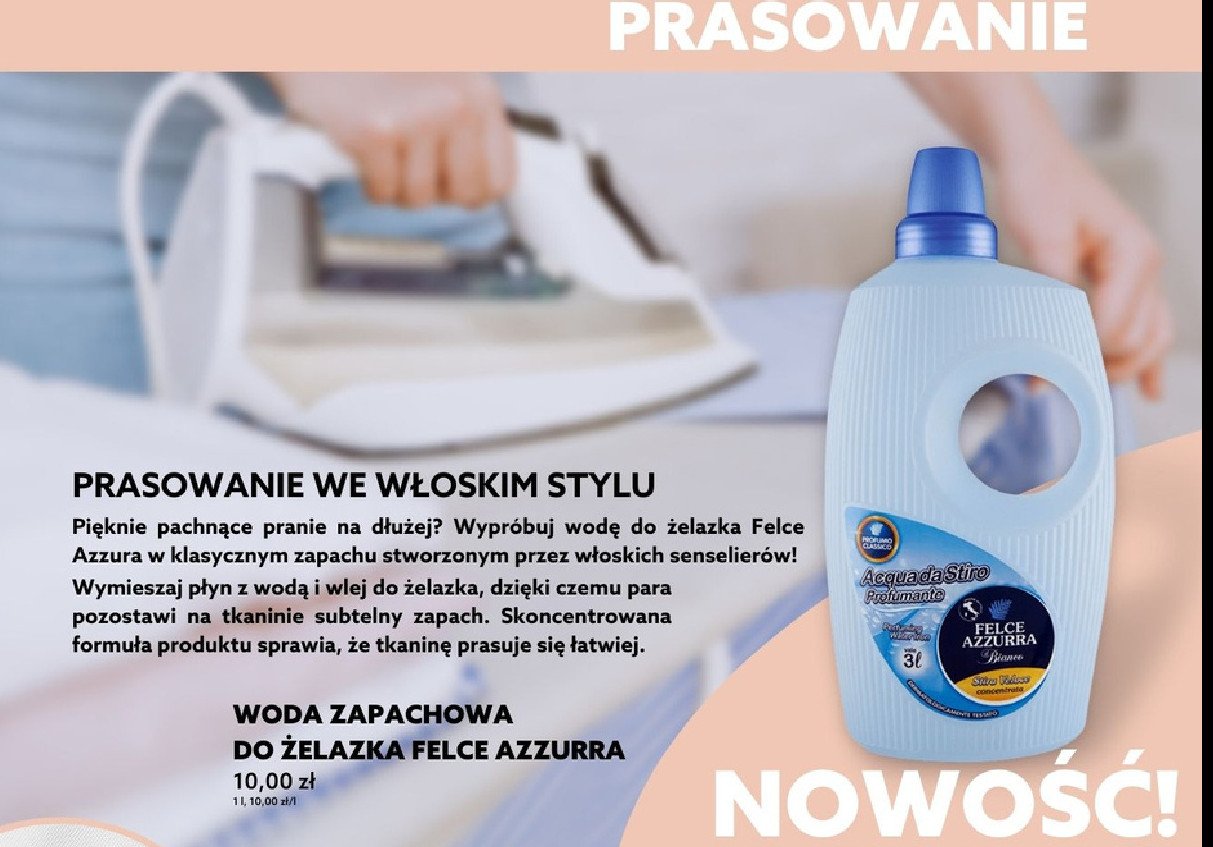 Woda do 偶elazek stira veloce Felce azzurra promocja