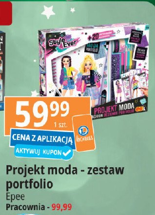 Zestaw projekt moda portfolio promocja w Leclerc