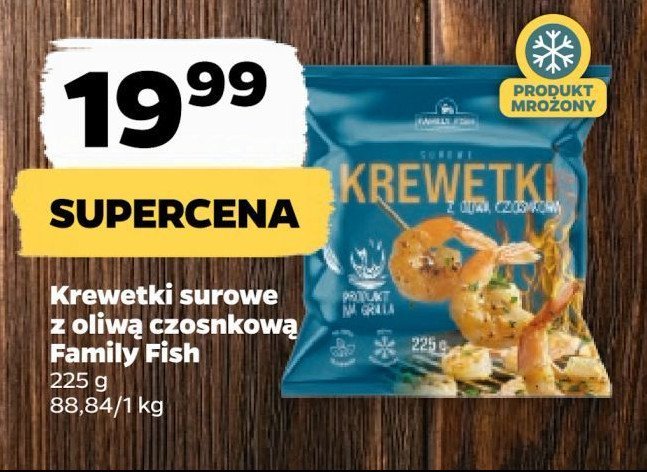 Krewetki z oliwą czosnkową Family fish promocja