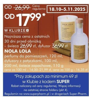 Dyfuzor zapachowy promocja w Super-Pharm