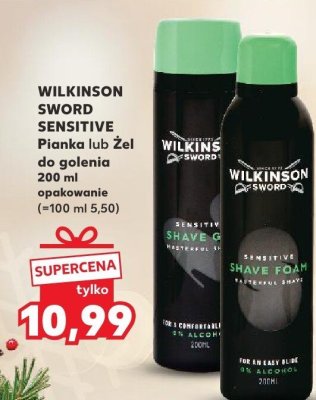 Pianka do golenia SENSITIVE promocja w Kaufland