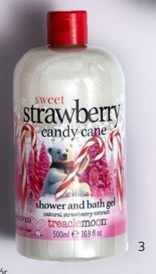 Krem pod prysznic o zapachu laski cukrowej z ekstraktem z truskawki promocja w Rossmann