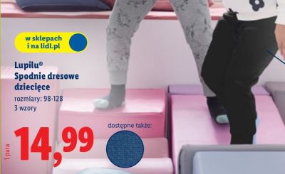 Spodnie dresowe dziecięce, rozmiary: 98-128 promocja w Lidl