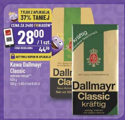 Kawa Classic wybrane rodzaje Dallmayr promocja w POLOmarket